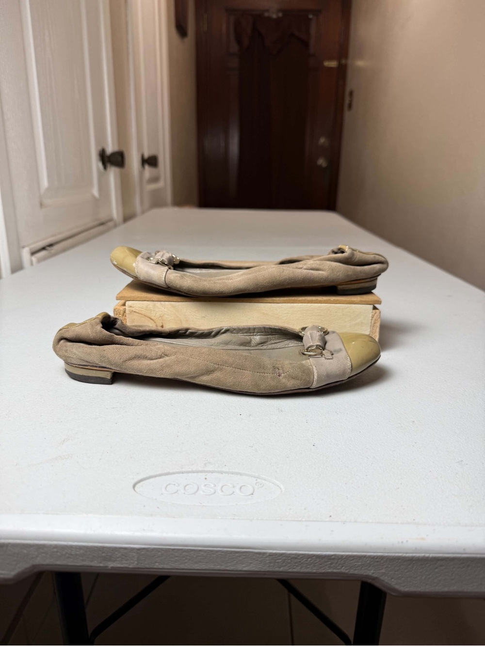 Gucci Women's Round Toe Ballet Flats Sz 39.5 / US 9.5